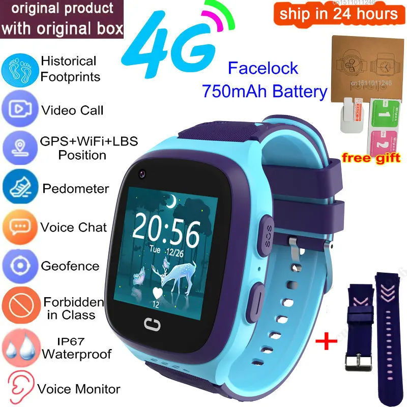 4g Reloj Inteligente Para Niños Videollamada Gps Sos Wifi