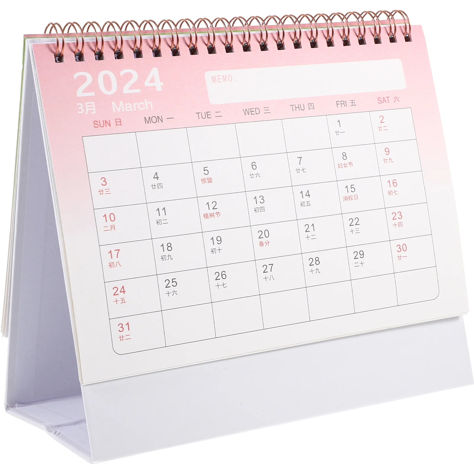 Desk Calendar Stand Up Flip Desktop Calendar Monthly Planner Office Note Calendars New Year Home Decorations