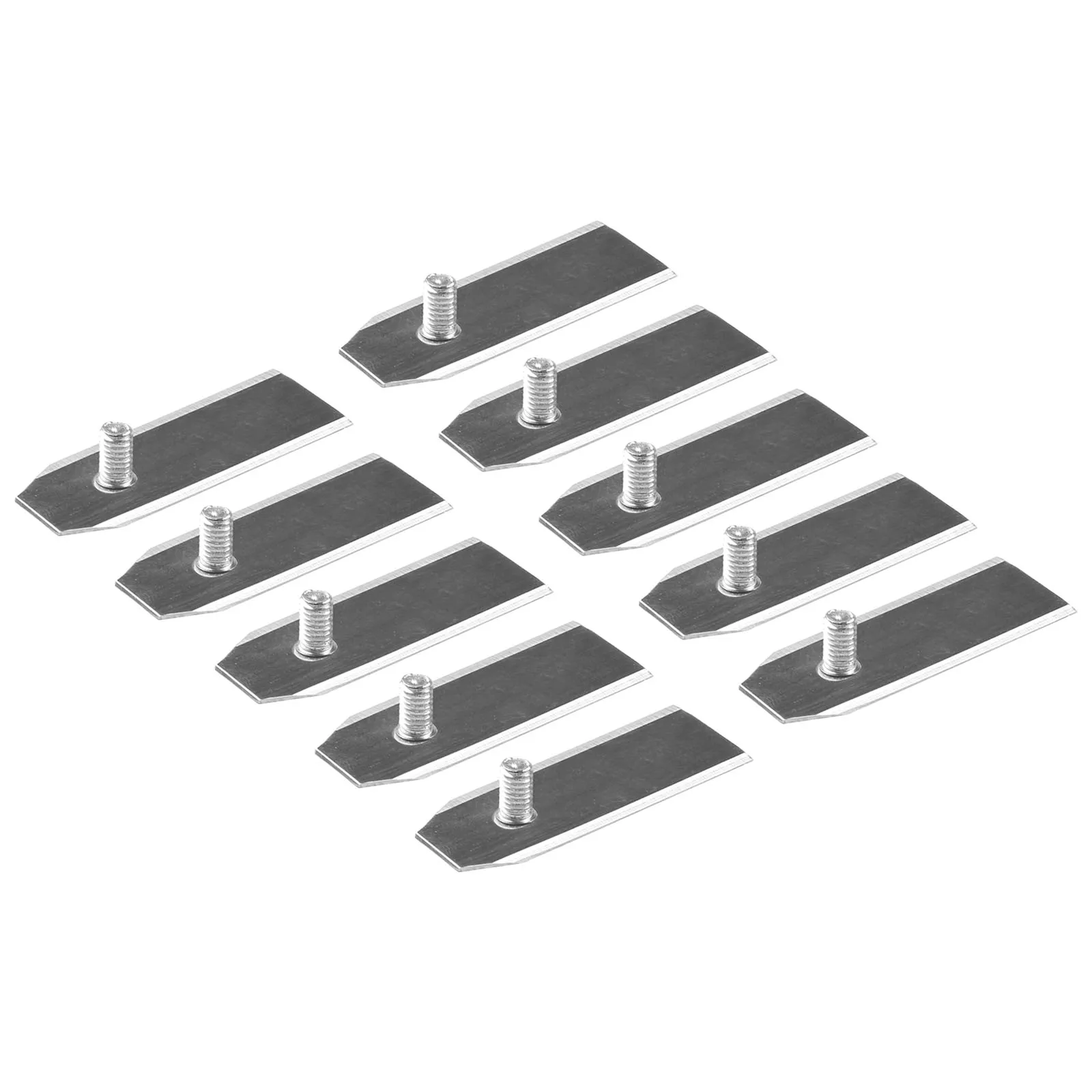 Premium Replacement Blade For Robotic Lawnmower Set, 43 Mm Long, Titanium Coating For Up To 40% More Mowing Time