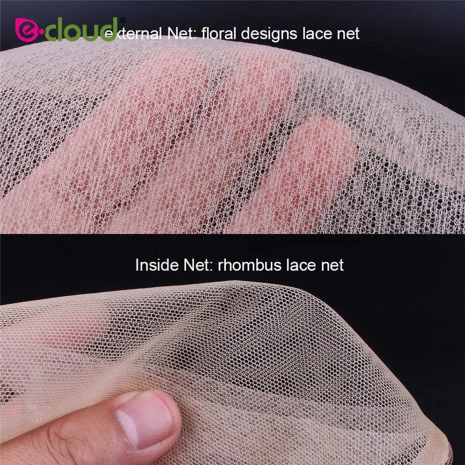 1-5Pcs DIY Wide Gap Mono Hair Net Top Front U Part Weaving Wig Cap Net Foundation Base Cap By Wig Making Kit