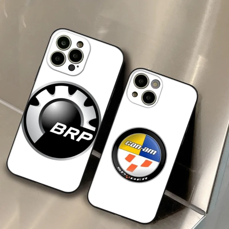 Can Am Team Brp Rotax Racing Go Fas Custodia Per Telefono Per Iphone 14 13 11 12 Pro 8 7 Plus X 13 Pro Max Xr Xs Mini Cover Nere