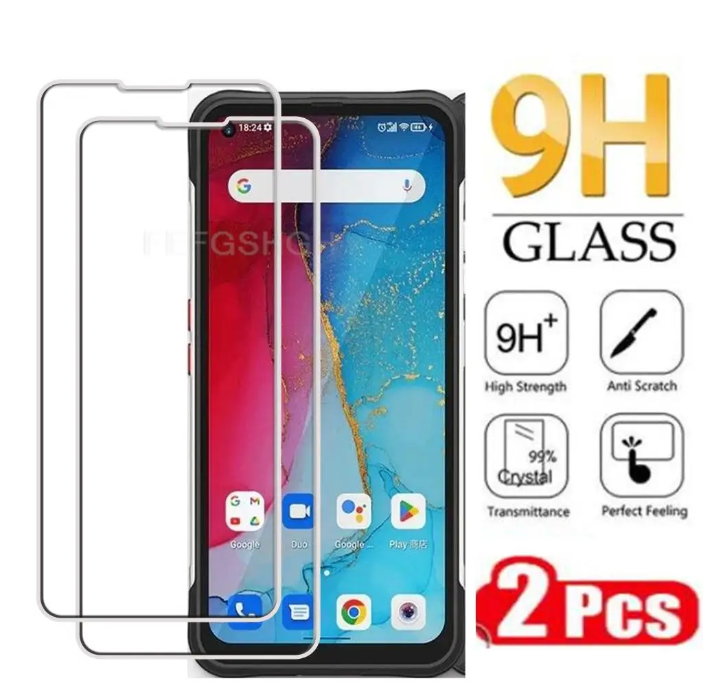 

2PCS Original Protection Tempered Glass For Unihertz TickTock-S 6.53" Golden Eye Screen Protective Protector Cover Film