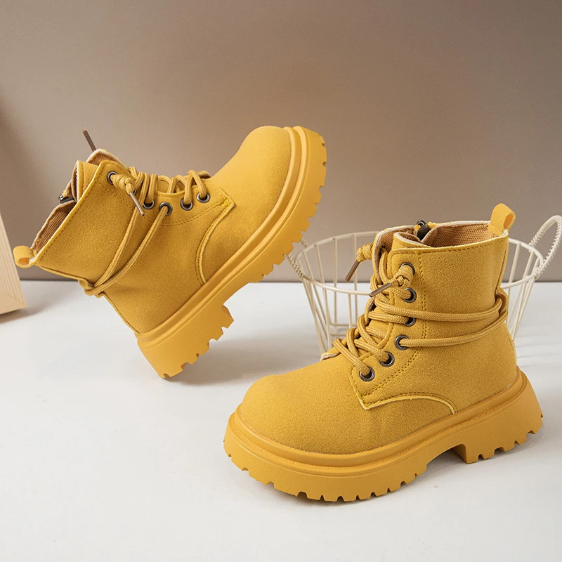 Girls Ankle Boots Soft Sole Pastel Colors Casual Toddler Boots