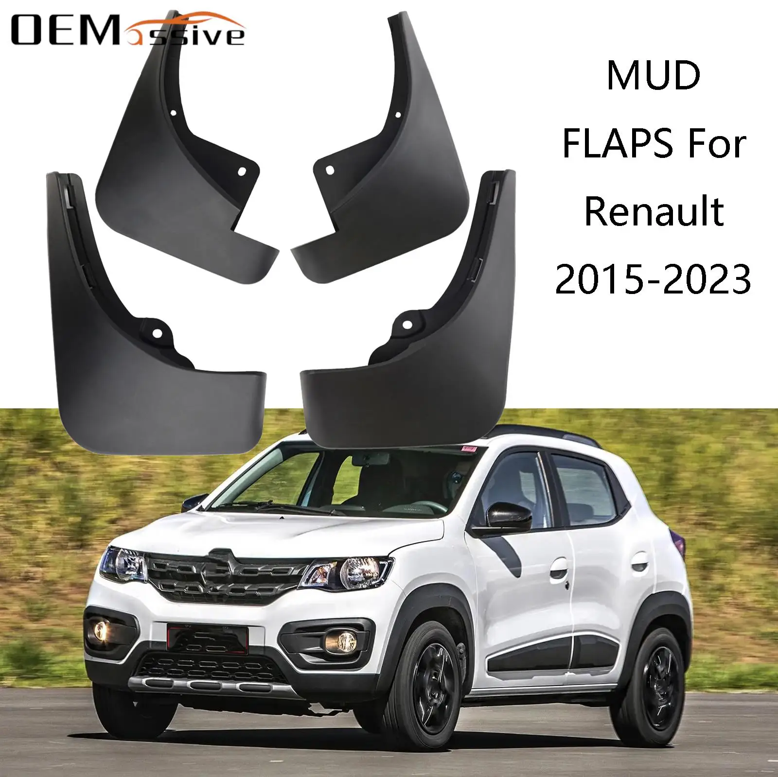 

4 шт., Детские Брызговики для Renault Kwid E-Tech Dacia Spring