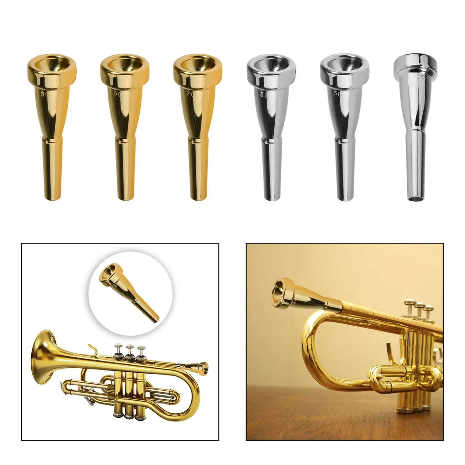 Trumpet Mouthpiece Alloy for Professional Players Adults Children Student trumpet instrument trumpet mouthpiece remover