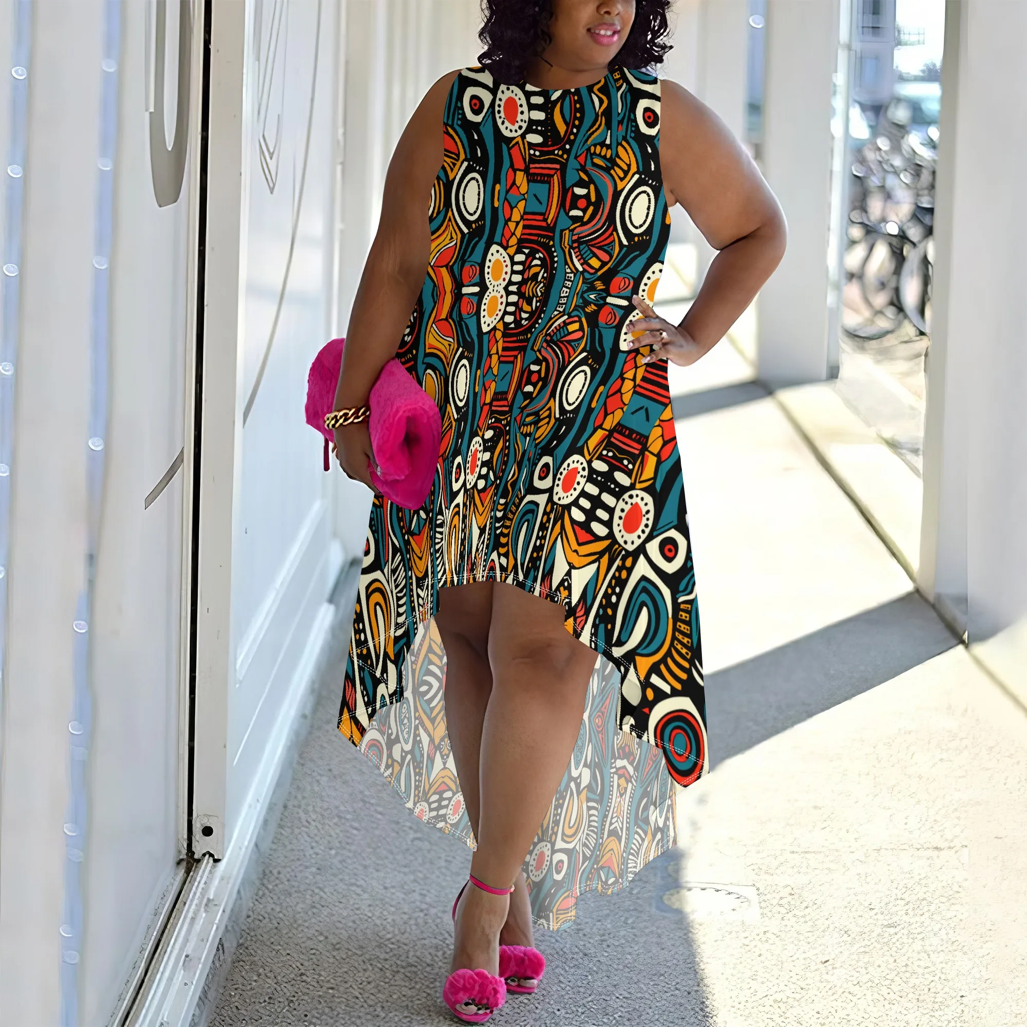 Plus size high-low jurk