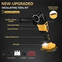 Oscillating Tool Cordless Electric Woodworking Cutting Saw Electric Trimmer for De-Walt 20V Battery DIY Home Improvement Tool 2