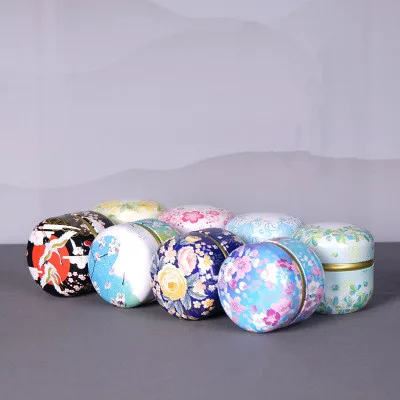 

15 Color Mini Tea Box Tinplate Storage Boxes Small Travel Sealed Portable Tea Coffee Container Small Jar Tea Caddy Organizer