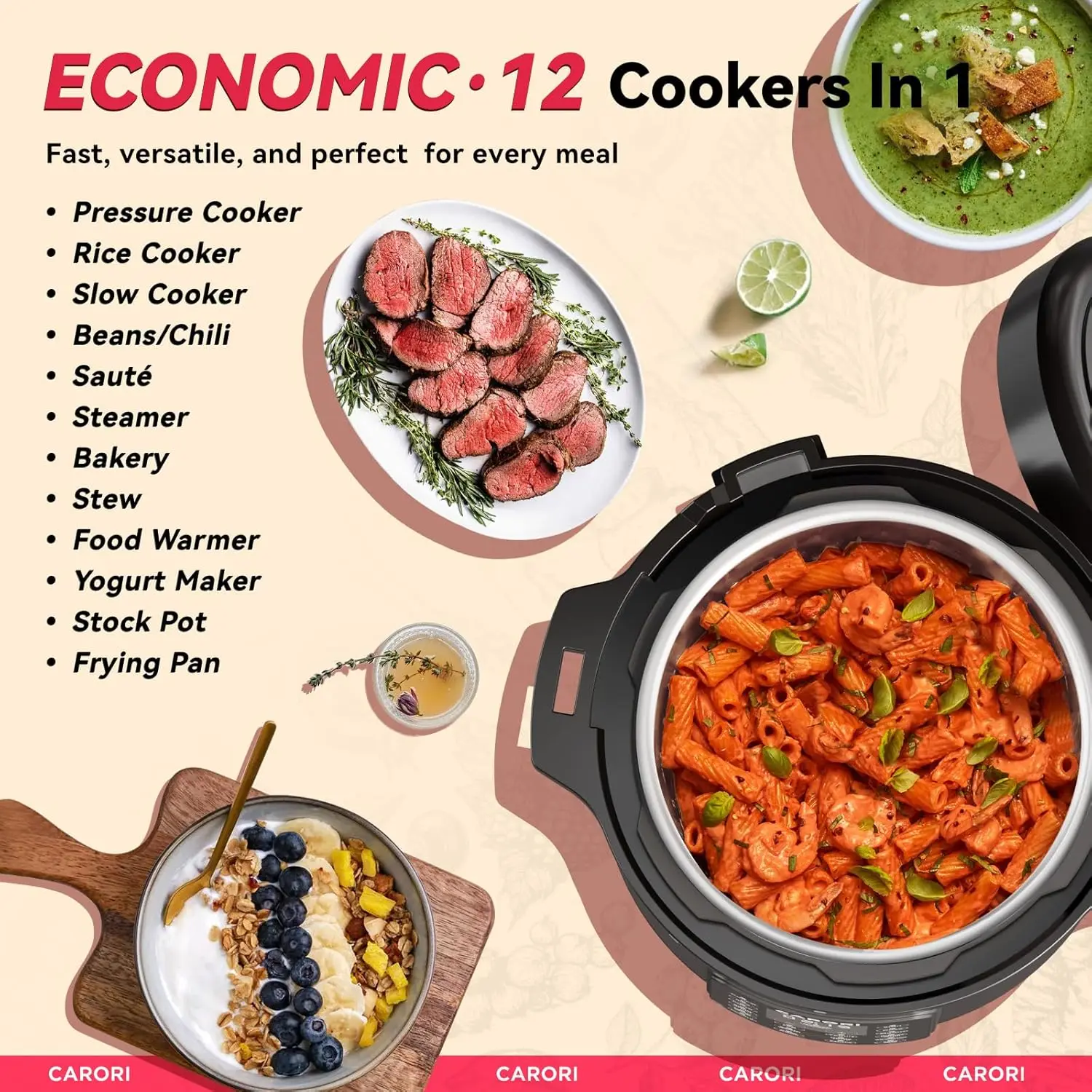 8QT Electric Pressure Cooker 2