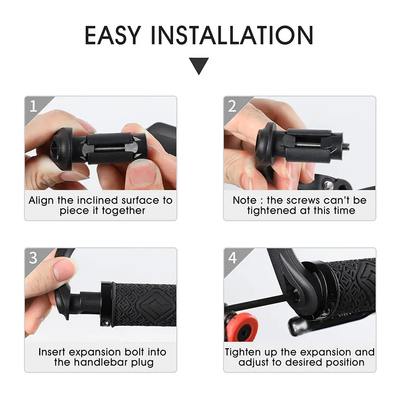 Description Picture 5 of itemWEST BIKING 1 PC Safety Bike Rear View Mirror Wide Angle MTB Handlebar Mirrors 360°Adjustable Lens Cycling Accessories