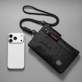 Portafoglio da Viaggio Impermeabile con Protezione RFID |   Pochette Antifurto XPAC con Cinturino da Polso per Telefono e Passaporto