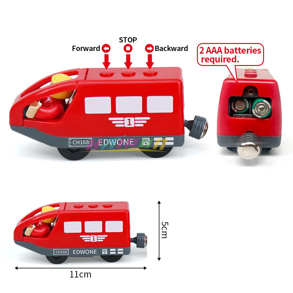 Magnetic Electric Train with Little Doll Diecast Slot Toy Railway