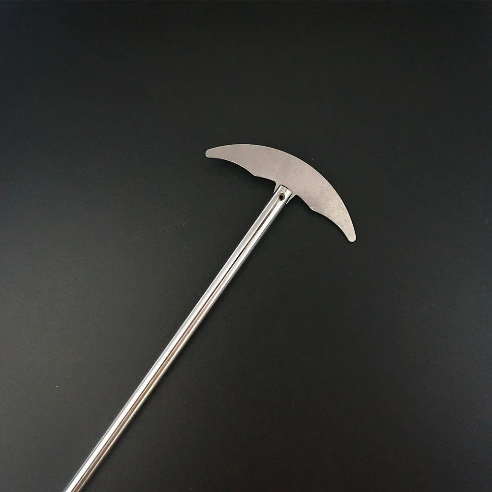 

1pcs lab stainless steel paddle hooked blade for 50ml 100ml 250ml 500ml round-bottom flask