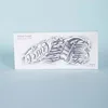 1pc Dark floral waterproof temporary tattoo stickers, lasting 1-2 weeks, simulates semi-permanent fake tattoos 5