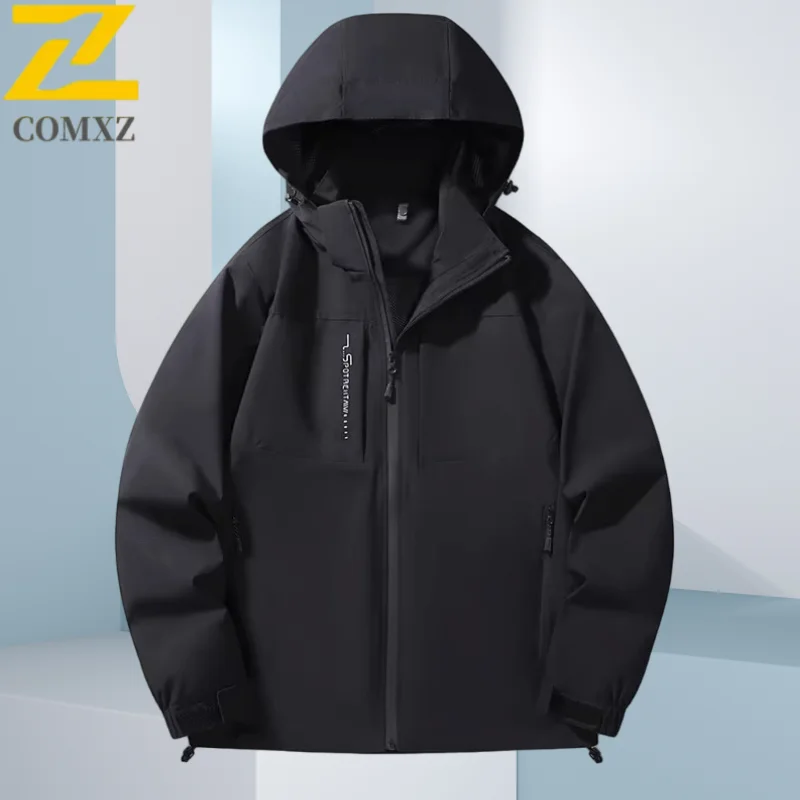 EIAO Unisex School Windbreaker  Spring Autumn Waterproof Windproof Group Uniform Outdoor Jacket Hiking Camping Lightweight Coat