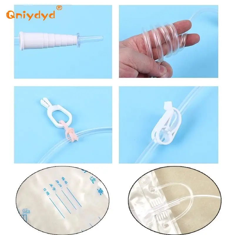 5Pcs 1000/1500ml Drainage Bag Thickened Independent Packaging Medical Anti-Reflux/Ordinary Type Urine Collection Bag