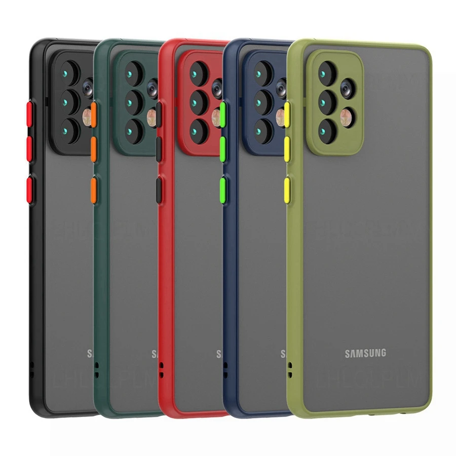 Armor Shockproof Matte Bumper Case Cover