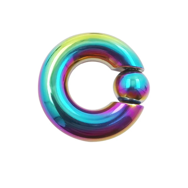 Anillo De Bola De Acero Quirúrgico 316L | Piercing BCR Con Cierre De Bola – Diámetros De 11 Mm Y Grosor 2,0 Mm