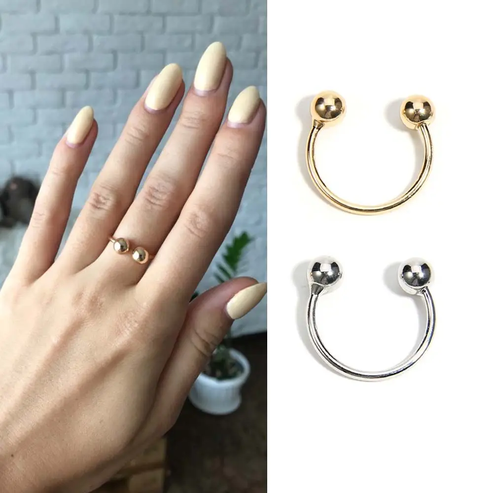 Double Ball Knuckle Ring 4