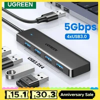 UGREEN USB 3.0 Hub 4 Ports  USB HUB Slim for Mouse, Keyboard Compatible with MacBook Pro Air Laptop Desktop PC Xbox PS5 Splitter 1