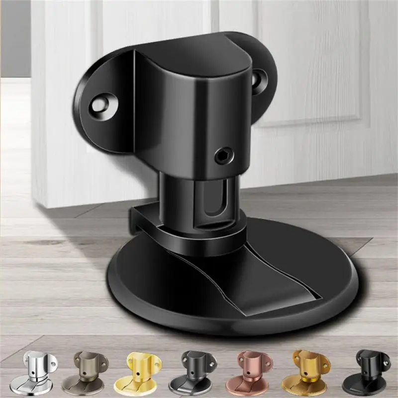 30PCS Anti-collision Invisible Strong Magnetic Zinc alloy Door Stopper Door Holders Catch Floor Mounted Nail-free Door Stop