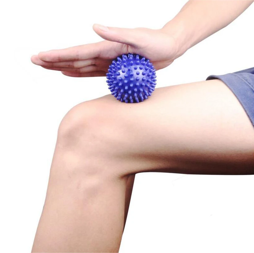 HANRIVER Hot!!! The new high quality mini plantar foot massage ball PVC blue massage fitness ball hard massage massage