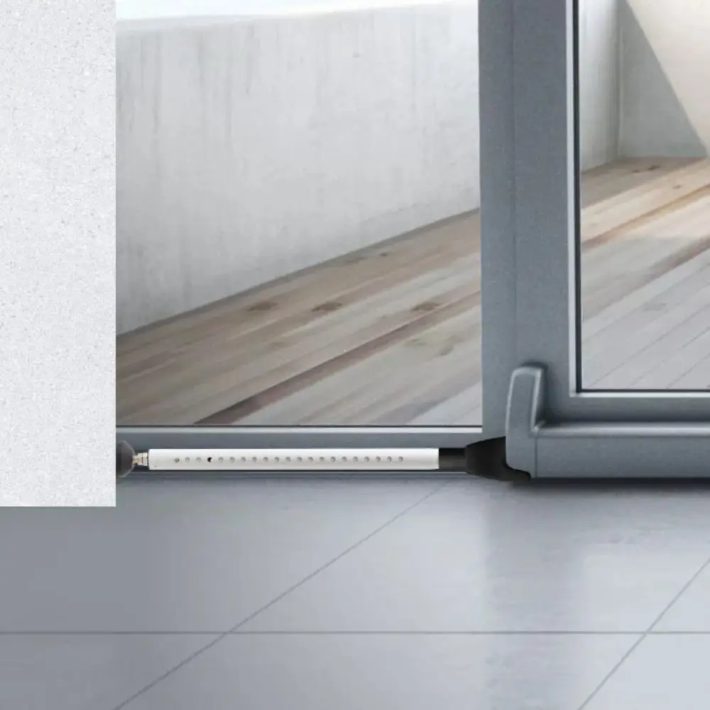 Barra di Sicurezza per Porte Pesanti, Porte Scorrevoli, Porte d'Ingresso, Fermaporta Regolabile, Barra di Sicurezza Regolabile per Finestre - immagine 2