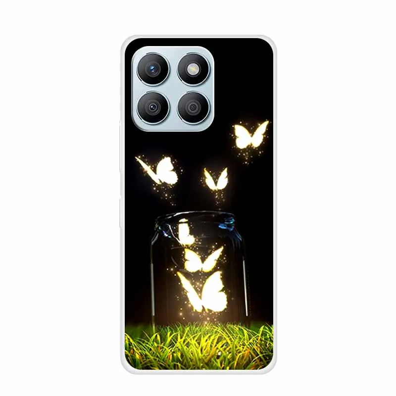 Clear Silicone Phone Case with Lovely Patterns - Transparent Protective Cover