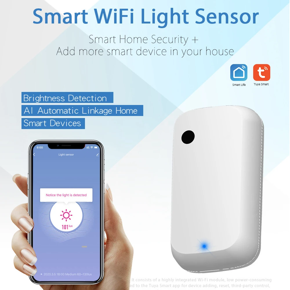 Рисунок 2 - Датчик света Tuya ZigBee светильник Wi-Fi