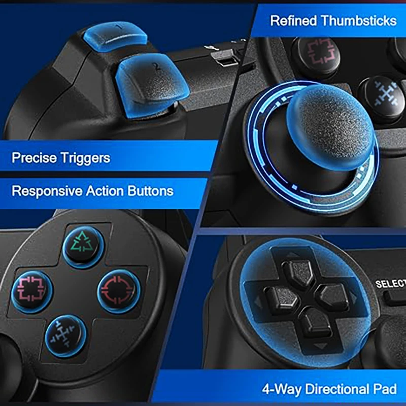 PS3 Controller Support Bluetooth Wireless Gamepad Joystick Console for PS3 Controle PC