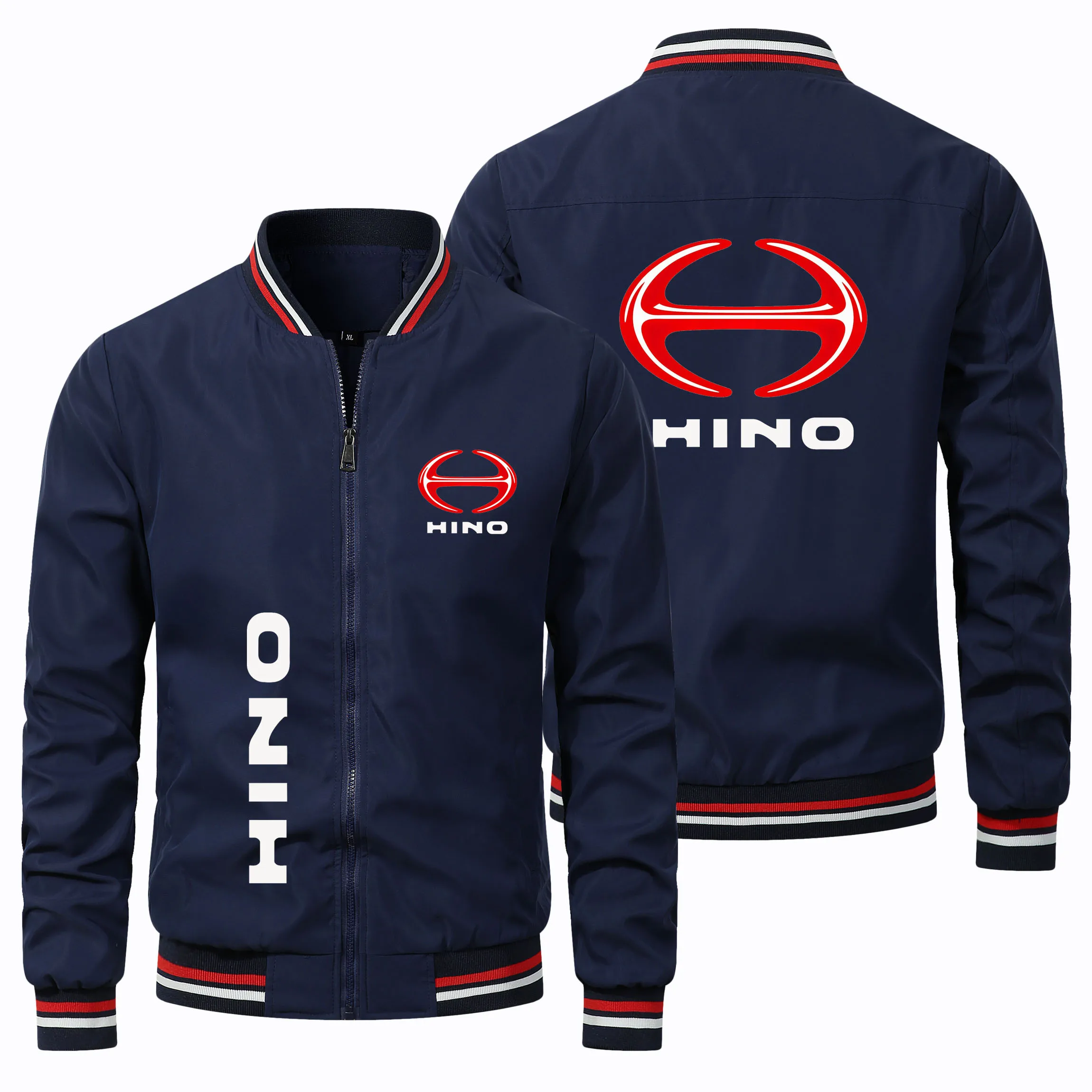 2023 neue Rundhals ausschnitt Hino Auto Jacke Mode Outdoor Sport Baseball Top Pilot Mantel Motorrad Jacke Universität Team Jacke