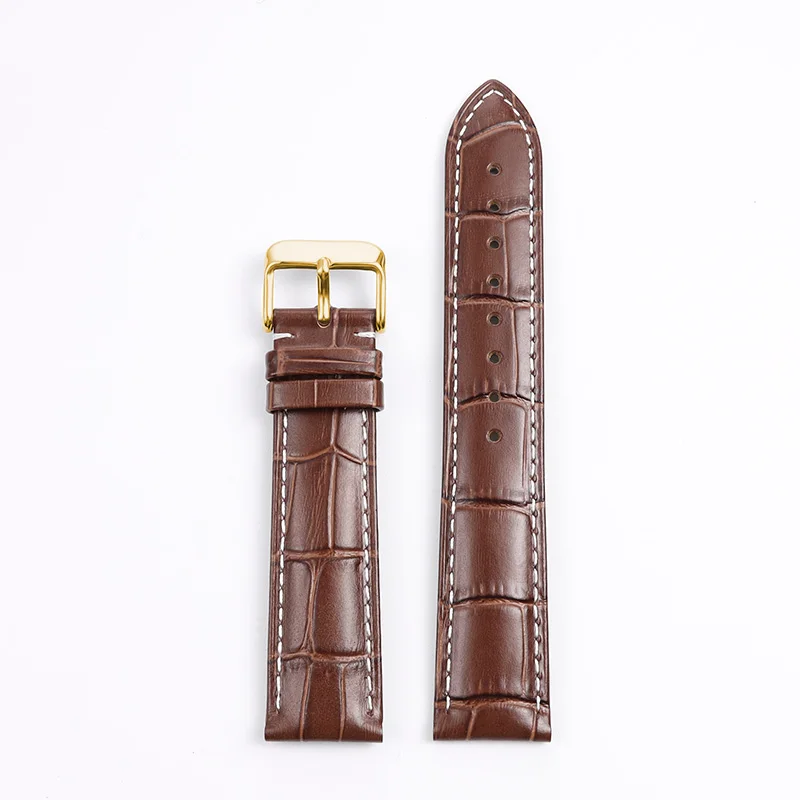 Premium Genuine Calfskin Leather Watch Band - Quick Release Strap