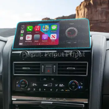 Tempered Glass Screen Protector For Nissan Patrol platinum 2022 2023 12.3 inch Car infotainment GPS Navigation Display Protect 1
