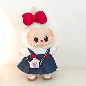 Labubu Doll Clothes Denim Skirt