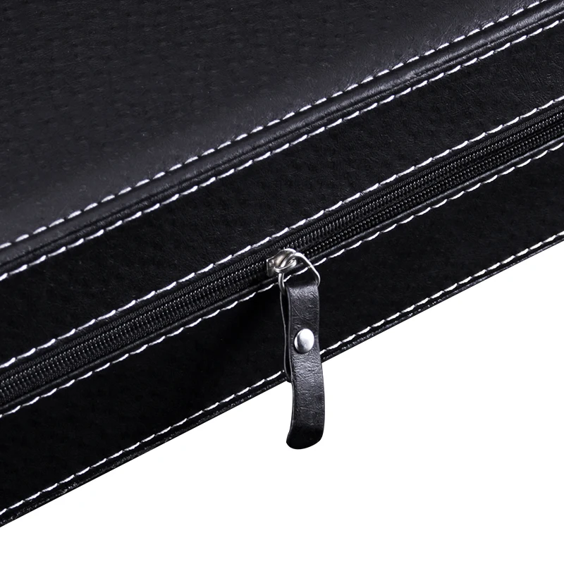 Watch Box 6/10/12 Slots PU Leather Watch zipper Box Jewelry Display Flannel Liner Organizer Portable Storage Case