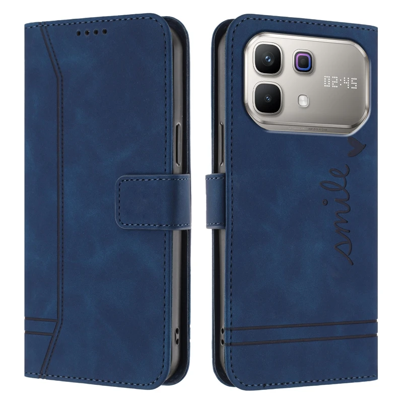 Deluxe Leather Flip Wallet Phone Case Cover