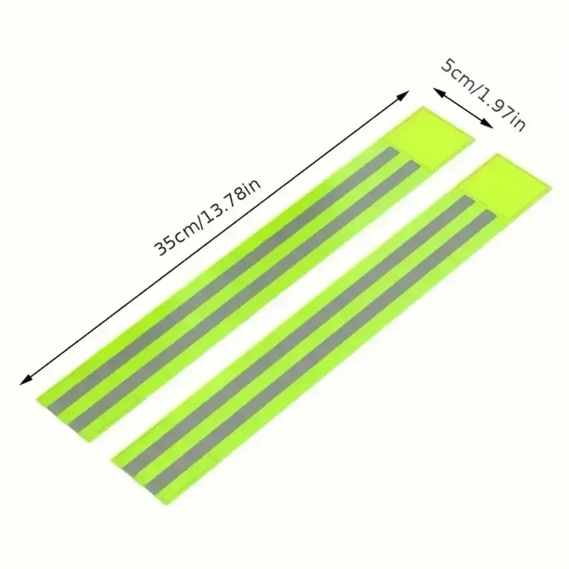 Reflective Safety Bands for Night - High Visibility Wrist & Ankle Straps for Running, Cycling & Walking | Waterproof