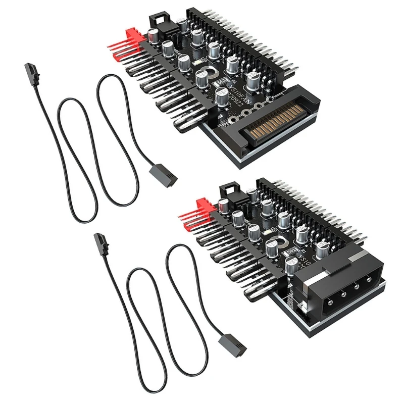 4PinPWMFanHUBSplitterChassisFanCoolerPWMTemperatureController