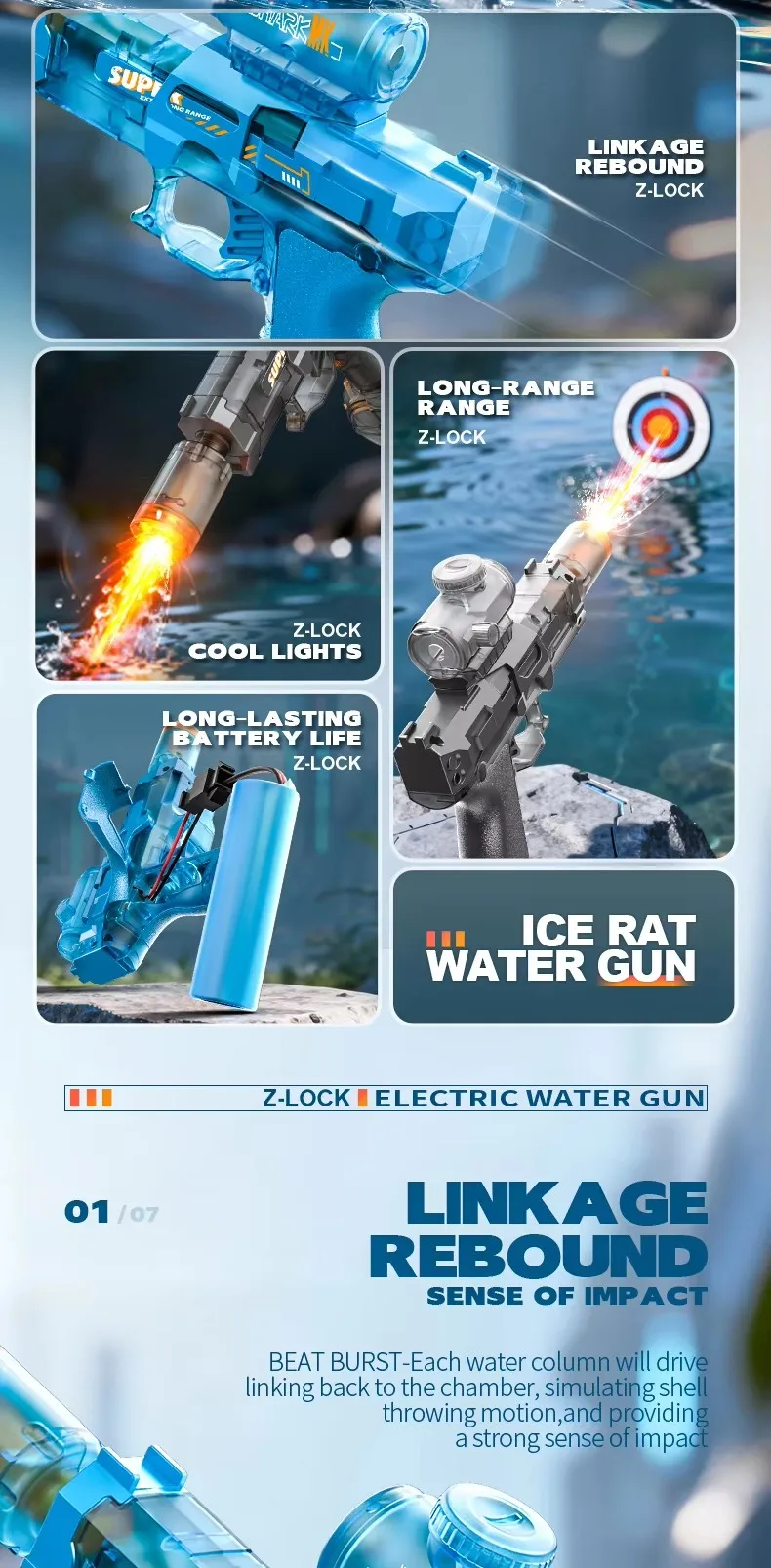 Elektrische Wasserpistole Mit Flammensimulation Und Sensor_voghion.com