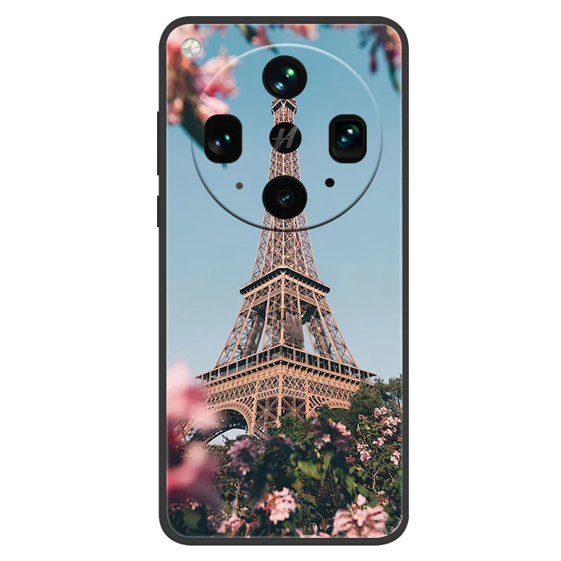 Charming Painted Silicone Shockproof Back Cover Case