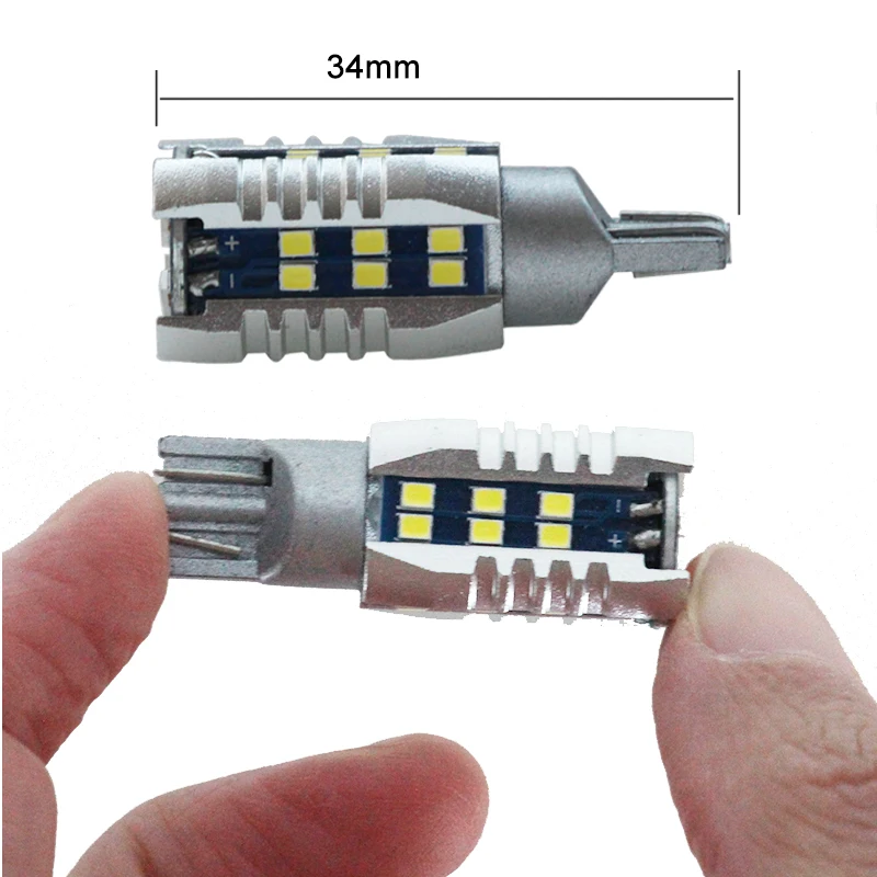 2X Led Car Light Canbus T15 W16W 12V 24V Error Free Super Bright 5W Truck Backup Reverse Bulb Auto Tail Signal Lamp 921 912 12 V - 2