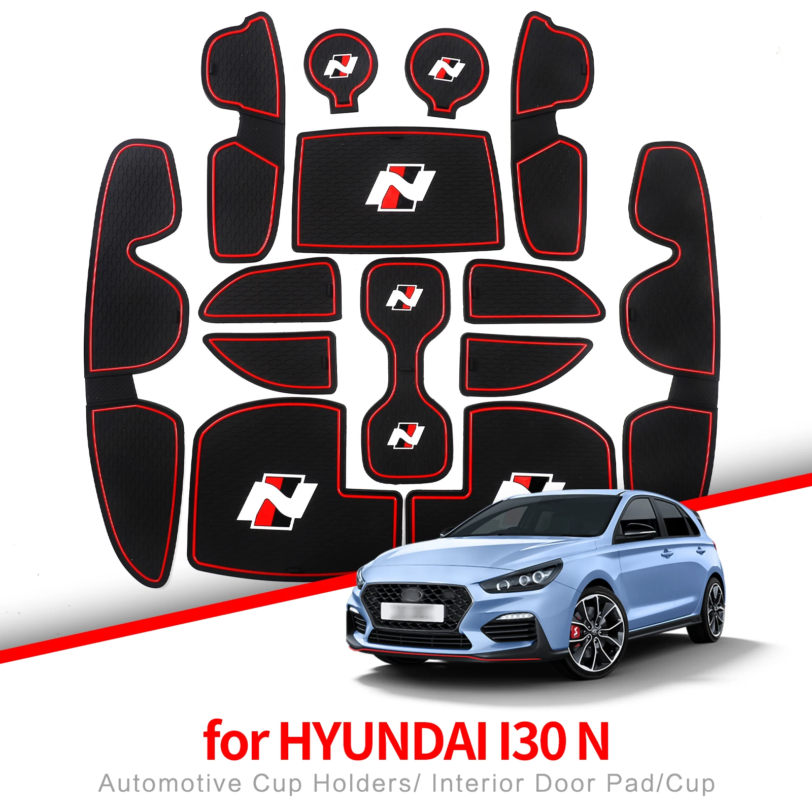 Neue Front Stoßstange Splitter Lip Spoiler Diffusor Schutz Körper Kit Für  Hyundai I30N MK3 MK 3,5 Hatchback 2017-2019 2020-2022 Tuning - AliExpress