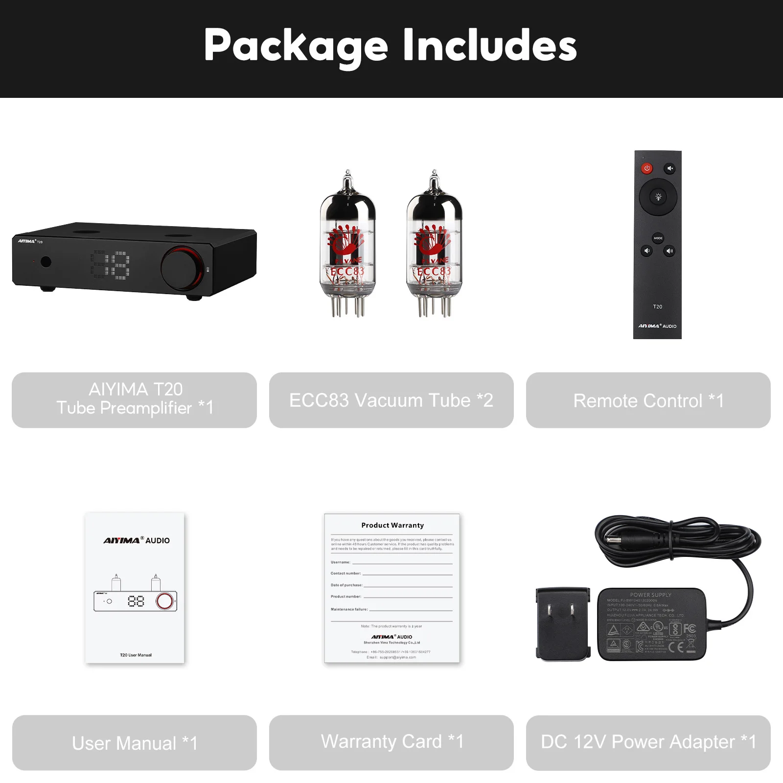 AYIMA T20 真空管プリアンプ AYIMA T20 真空管プリアンプ