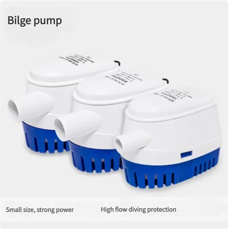 12 V/24 V Auto Bilge ปั๊ม 600-1100GPH Submersible สําหรับ Marine เรือยอชท์เครื่องยนต์เรือ - Rapid Water Drainage ปั๊ม 1