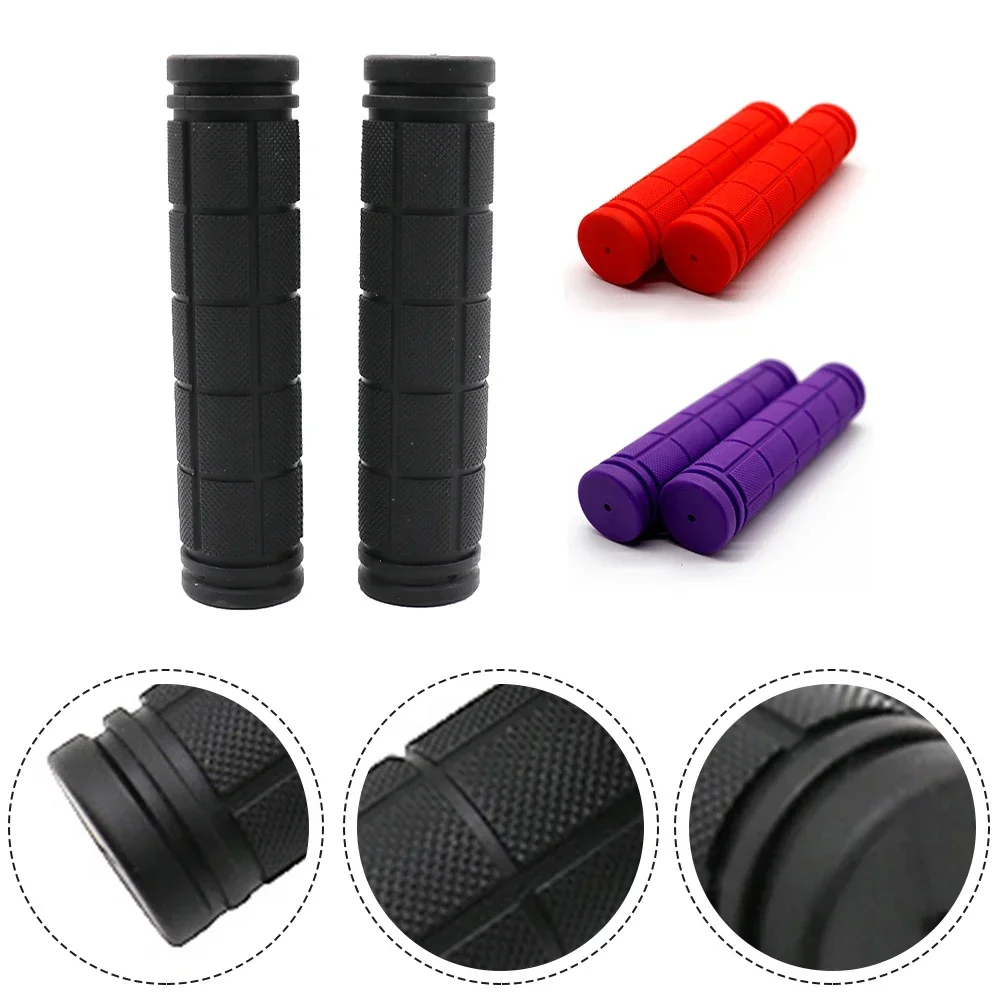 2x Bicycle Bike Handle Handlebar 22mm Anti Slip Rubber Grip Bike Handlebar Cover Outdoor Sport Shockproof Bicycle Accessories bicycle handlebar grips bicycle handlebar bicycle accessories