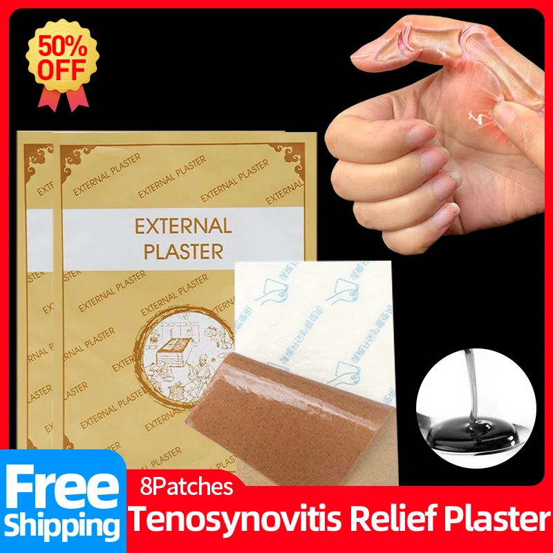 

Tenosynovitis Therapy Herbal Patch 8patches 2bags Hand Wrist Joint Pain and Tendonitis Finger Repair Improve Tendon Sheath