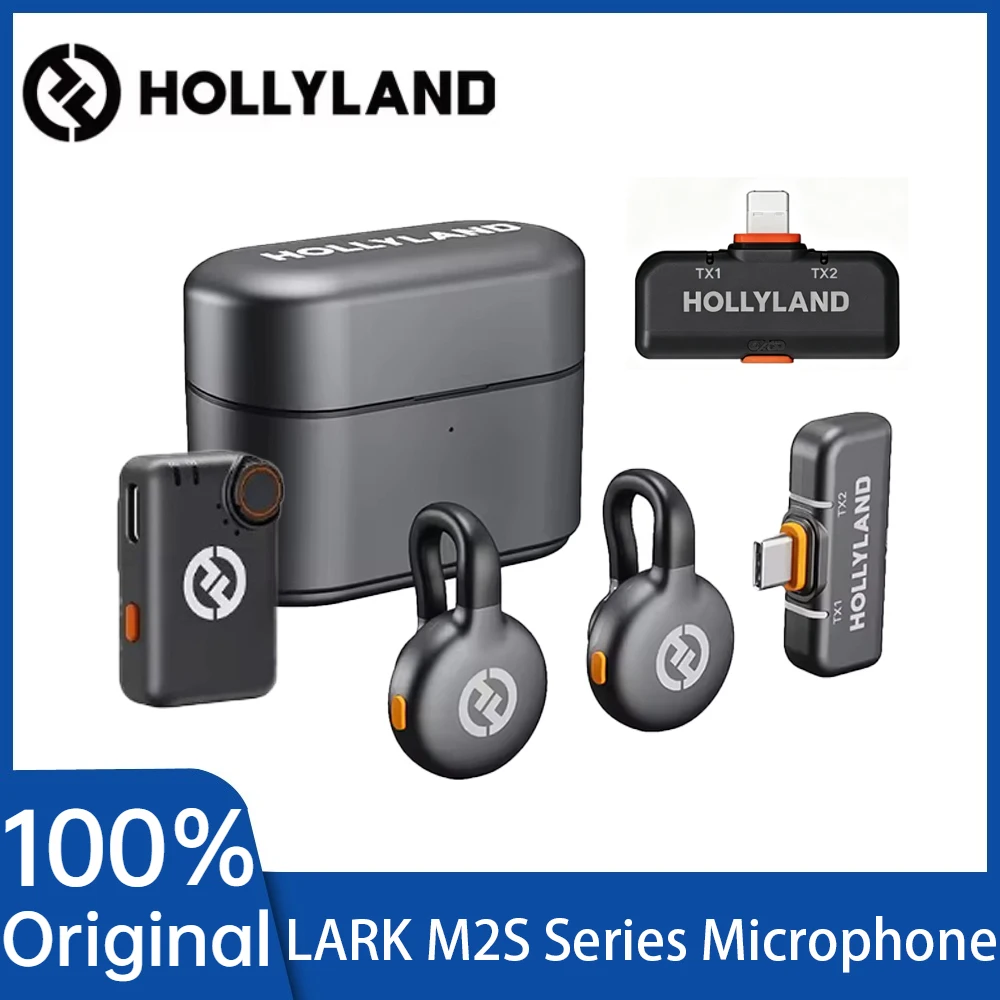 홀리랜드 LARK M2S 휴대폰용 핀 마이크 궁극의 콤보 USB-C 마이크 노..