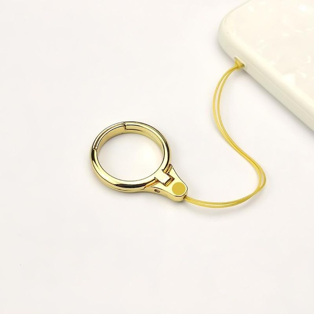 Phone Ring Lanyard Short Female Simple Phone Holder Suitable for Apple Anti-drop Universal Phone Straps