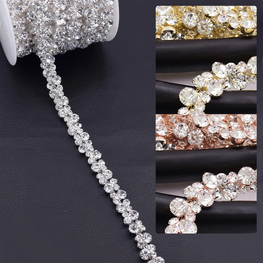 2 Yards Rhinestone Rope Glitter 4mm Crystal Tube Cord Trimming DIY Jewelry  Bracelet Necklace Shoelaces Bag Strap Material Decor - AliExpress