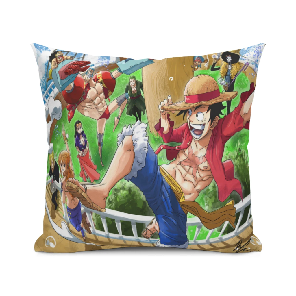 

O-ne Piece Pillow Cushion Case Dakimakura Cover Decorative Sleeping 45x45cm